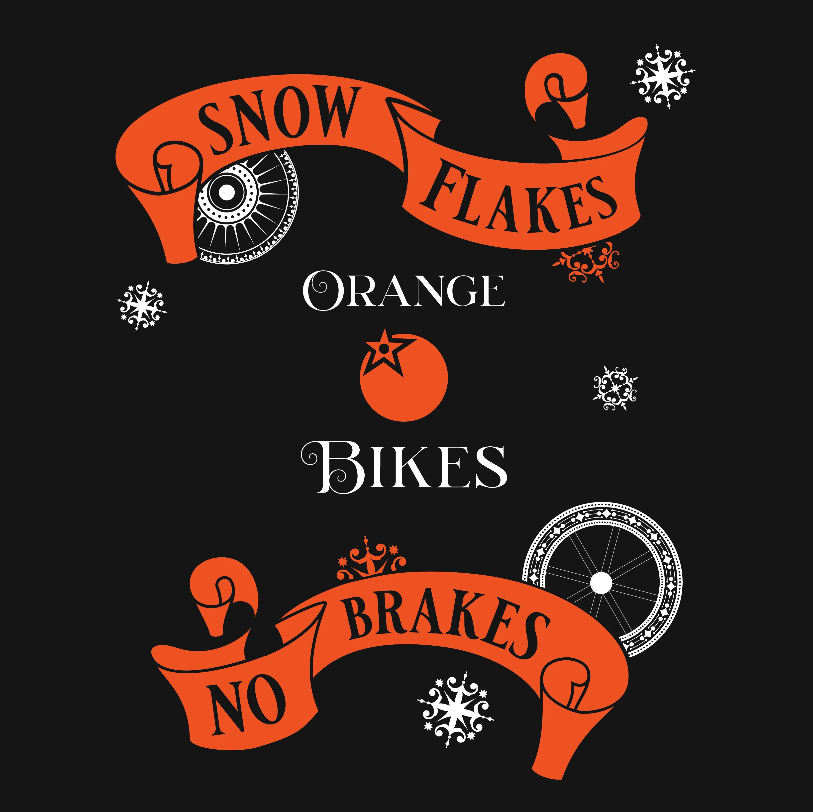 2025 Christmas Tee "SNOWFLAKES! | NO BRAKES!" - Image 3